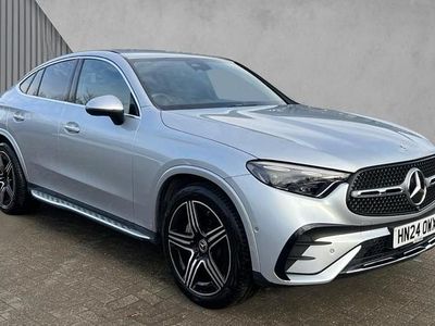 High tech silver Used 2024 Mercedes GLC220 AMG Line Premium Coupe | £52,290