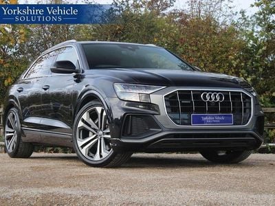 Black Used 2018 Audi Q8 S-Line SUV | £30,489 (Fair price)