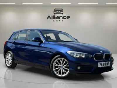 Used BMW 118 Exclusive 2018 Blue Hatchback