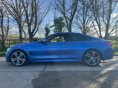 Begagnad BMW 420 M Sport 190 HK (139 kW) 2016 Blå Sportkupé