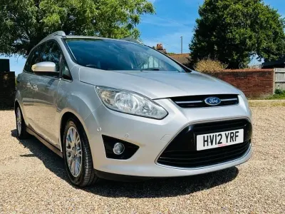 Used Ford Grand C-Max Titanium 140 HP (102 kW) 2012 Silver MPV