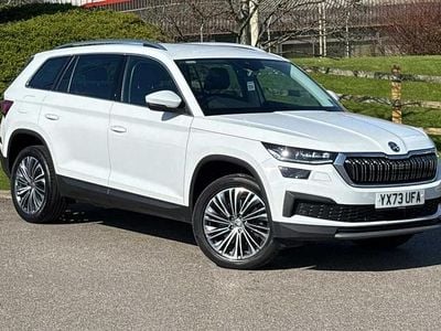 Used Skoda Kodiaq SE L Executive 187 HP (137 kW) 2023 Moon white metallic SUV
