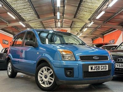 Used Ford Fusion Zetec 101 HP (74 kW) 2008 Blue Hatchback