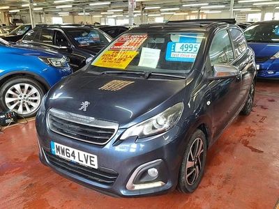 Used Peugeot 108 Allure Top 82 HP (60 kW) 2015 Blue Hatchback