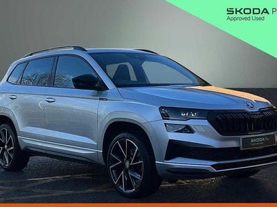 Used Skoda Karoq SportLine 150 HP (110 kW) 2023 Brilliant silver metallic SUV
