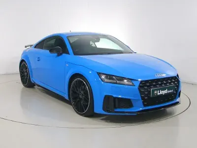 Used Audi TT Black Edition 245 HP (180 kW) 2021 Blue Coupe
