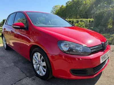Usado VW Golf VI SE 105 HP (77 kW) 2010 Vermelho Citadino