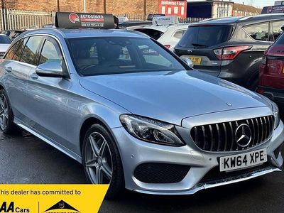 Used Mercedes C250 AMG line 204 HP (150 kW) 2015 Silver Estate