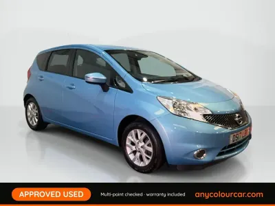 Used Nissan Note Acenta Premium 90 HP (66 kW) 2017 Blue Hatchback