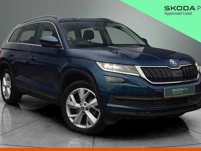 Used Skoda Kodiaq 110 HP (80 kW) 2019 Lava blue metallic SUV