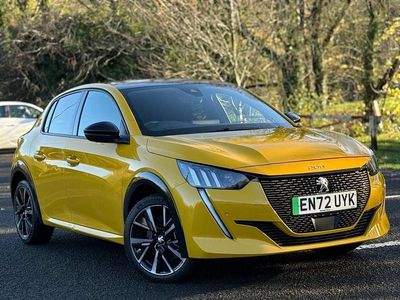 Used Peugeot e-208 GT 100 kW (136 HP) 2023 Yellow Hatchback