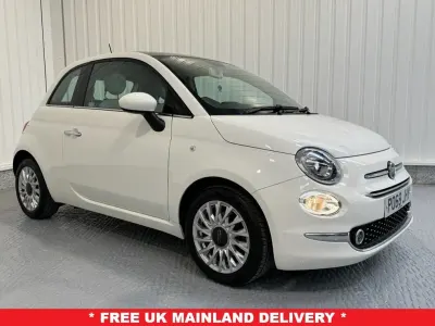 Used Fiat 500 Lounge 69 HP (50 kW) 2018 White Hatchback