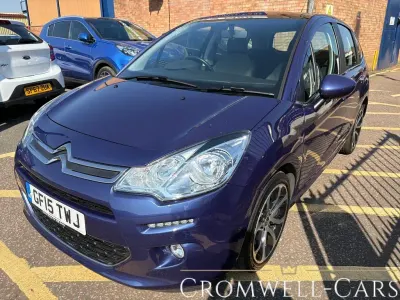 Used Citroën C3 PureTech 2015 Blue Hatchback