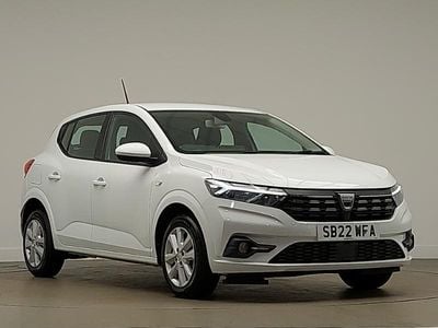 Used Dacia Sandero Comfort 91 HP (66 kW) 2022 White Hatchback