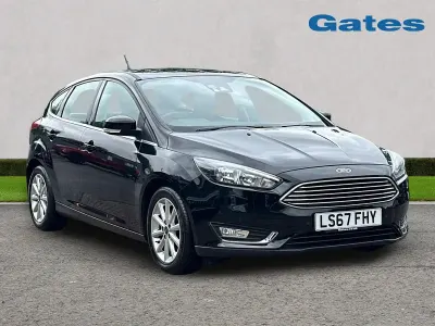 Used Ford Focus Titanium 125 HP (91 kW) 2017 Black Hatchback
