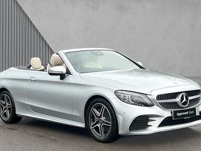 Silver Used 2019 Mercedes C200 AMG Line Premium Plus Cabriolet | £19,480 (Fair price)