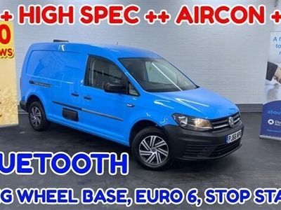 used VW Caddy Maxi C20 2.0 C20 TDI STARTLINE 101 BHP ++ CHOICE OF 4 MORE ++ LONG WHEEL BASE ++ in Blue with Air Con, Bluet