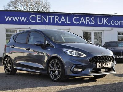 Used Ford Fiesta ST-Line 100 HP (73 kW) 2019 Blue Hatchback