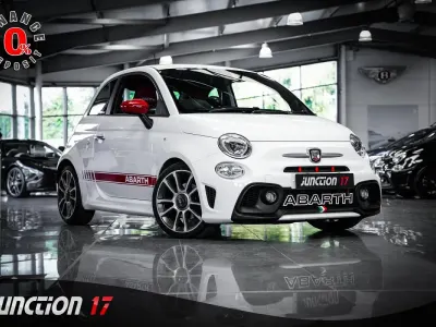 Used Abarth 595 70th Anniversary 165 HP (121 kW) 2018 White Hatchback