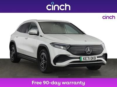 White Used 2021 Mercedes EQA350 AMG line SUV | £20,849 (Fair price)