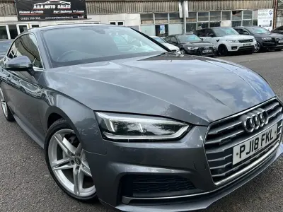 Used Audi A5 S-Line 190 HP (139 kW) 2018 Grey Coupe