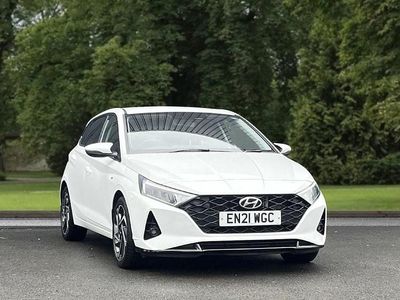 White Used 2021 Hyundai i20 Premium Hatchback | £11,795 (Fair price)