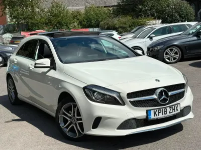 Used Mercedes A200 Sport Edition 136 HP (100 kW) 2018 White Hatchback