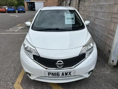 Używany Nissan Note Tekna 90 KM (66 kW) 2016 Biały Hatchback