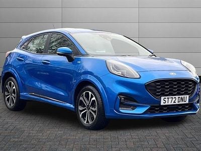Used Ford Puma ST-Line 125 HP (91 kW) 2022 Desert island blue SUV