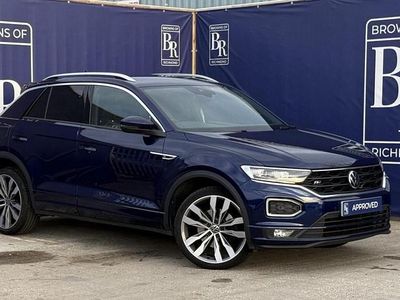 Blue Used 2020 VW T-Roc R-line SUV | £19,499 (Fair price)