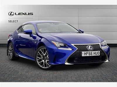 Used Lexus RC300h Sport Line 223 HP (164 kW) 2016 Azure blue Coupe