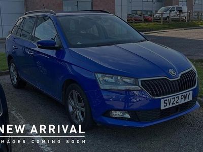 Used Skoda Fabia SE 94 HP (69 kW) 2022 Energy blue Hatchback
