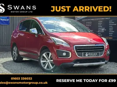 Used Peugeot 3008 Allure 120 HP (88 kW) 2015 Red Estate