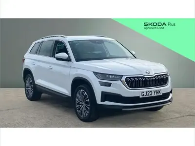 Used Skoda Kodiaq SE L Executive 150 HP (110 kW) 2023 White SUV