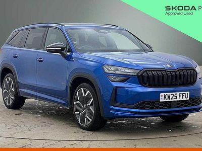Used Skoda Kodiaq SportLine 190 HP (139 kW) 2025 Race blue metallic SUV