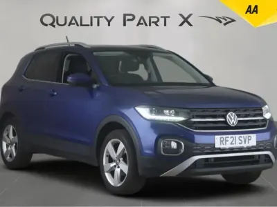 Used VW T-Cross SEL 2021 Blue SUV