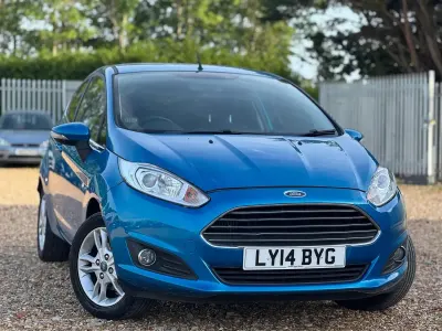 Used Ford Fiesta Zetec 2014 Blue Hatchback
