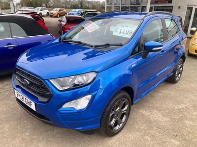 Usado Ford Ecosport ST-Line 140 HP (102 kW) 2021 Azul SUV