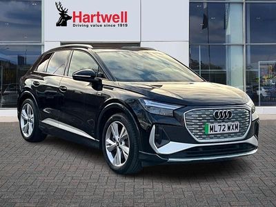 Black Used 2022 Audi Q4 e-tron S-Line SUV | £25,499 (Good price)