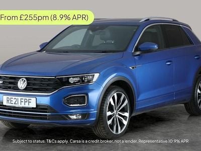 Blue Used 2021 VW T-Roc R-line SUV | £19,478 (Good price)