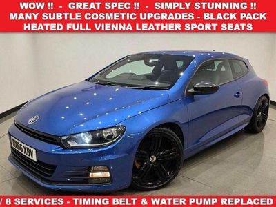 Used VW Scirocco R-line 184 HP (135 kW) 2016 Blue Coupe