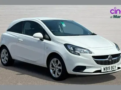 Used Vauxhall Corsa Sport 90 HP (66 kW) 2019 White Hatchback