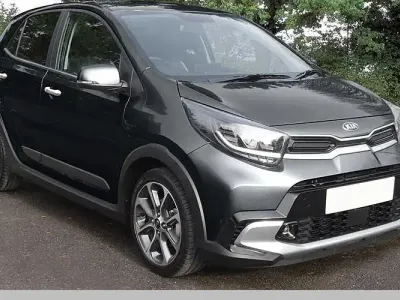 Begagnad Kia Picanto X-Line 67 HK (49 kW) 2024 Svart Halvkombi