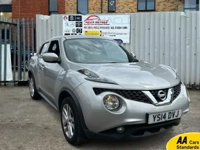 Used Nissan Juke Acenta Premium 117 HP (86 kW) 2014 Silver SUV