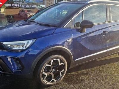 Used Vauxhall Crossland Ultimate 130 HP (95 kW) 2022 Blue SUV