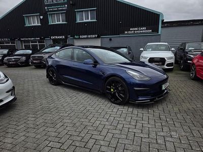 Used Tesla Model 3 Standard Range 208 kW (283 HP) 2021 Blue Sedan