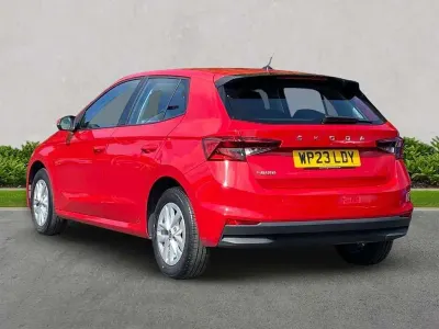 Used Skoda Fabia Comfort 110 HP (80 kW) 2023 Red Hatchback