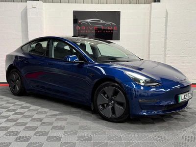 Used Tesla Model 3 Long Range AWD 366 kW (498 HP) 2021 Blue Sedan