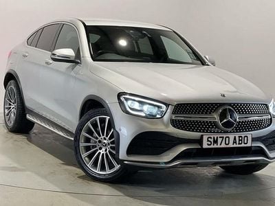 Silver Used 2021 Mercedes GLC220 AMG line Coupe | £29,499 (Fair price)