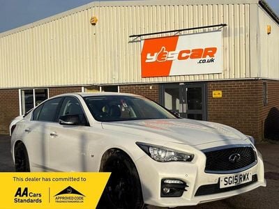 Used Infiniti Q50 Sport Tech 2015 White Sedan